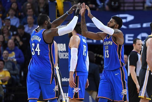 Patrick Patterson previously teamed up with Paul George for the Oklahoma City Thunder