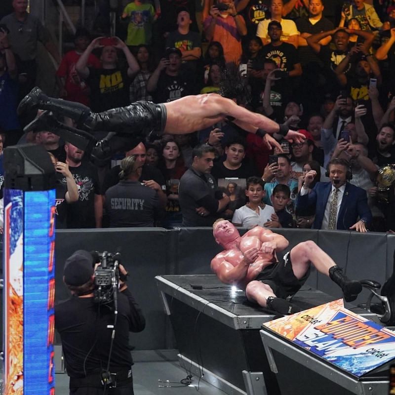 You cannot deny Seth Rollins pulled out all the stops at SummerSlam. Brock Lesnar clearly did his part in the match as well