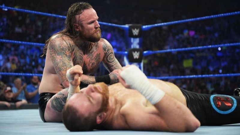 Aleister Black and Sami Zayn faced off on SmackDown Live