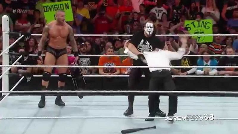 Sting uses The Scorpion Death Drop
