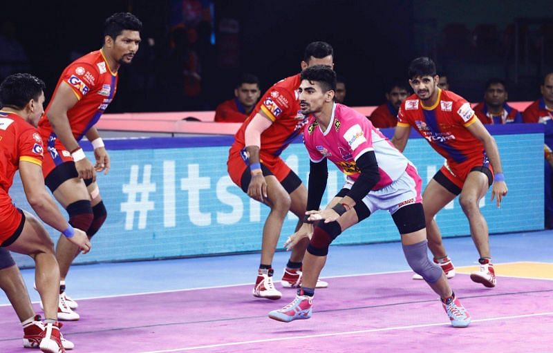 UP Yoddha demolished the Jaipur Pink Panthers in a heated face-off