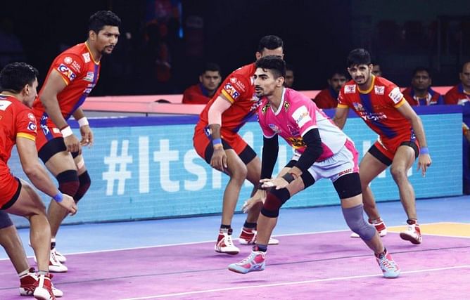 Pro Kabaddi 2019, UP Yoddha vs Jaipur Pink Panthers: Yoddhas demolish Panthers despite superb show by Deepak Hooda