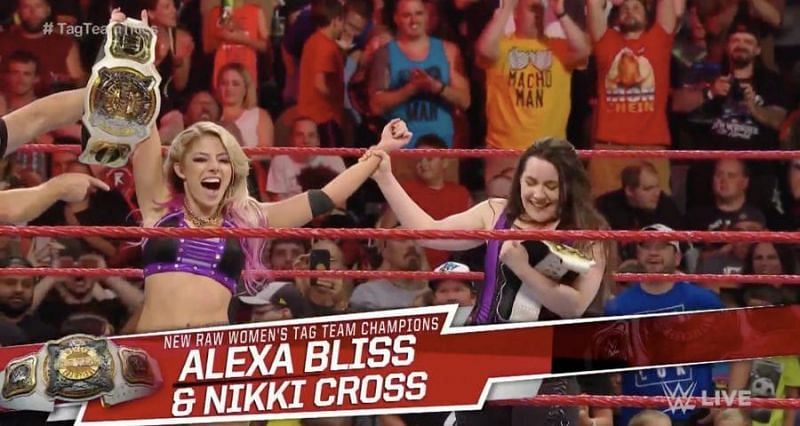 Nikki Cross and Alexa Bliss became the third holders of the Women&#039;s Tag Team titles.