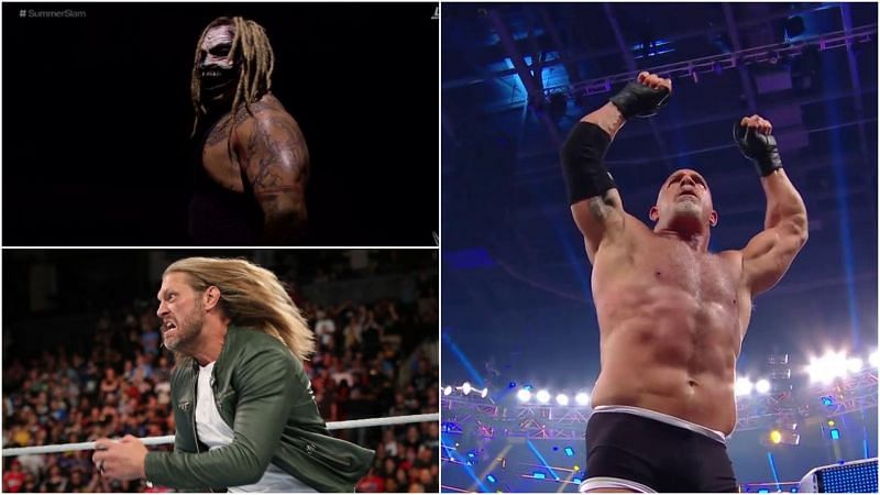 Edge, Goldberg and Bray Wyatt all featured heavily!