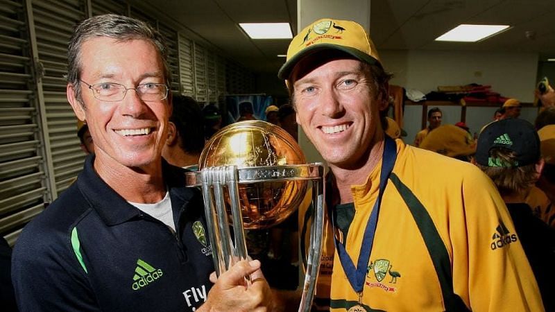 John Buchanan with Glenn McGrath