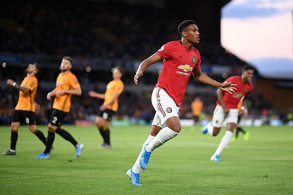 Martial broke the deadlock with an instinctive finish against Wolves, his 50th Manchester United goal