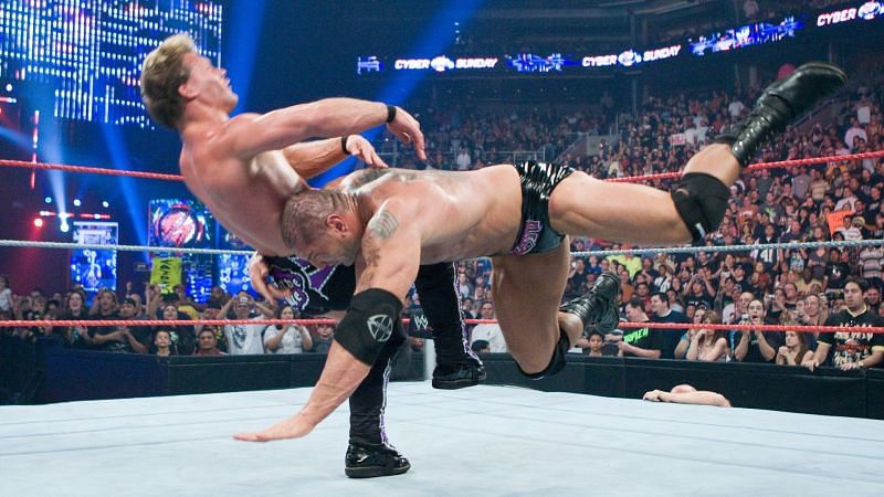 Batista toppled Chris Jericho to win the World Title in 2008 with guest referee Steve Austin.
