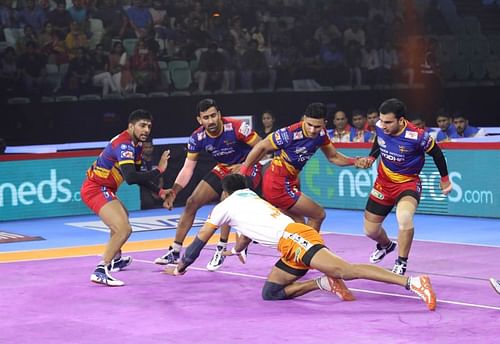 UP Yoddhas demolish Puneri Paltan in the 61st battle of PKL 2019