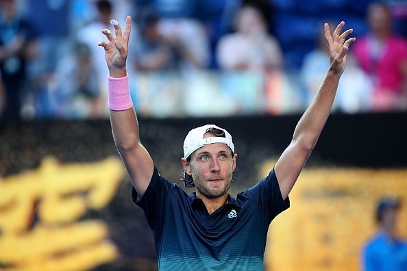 Lucas Pouille has some big results on the hard courts this year.