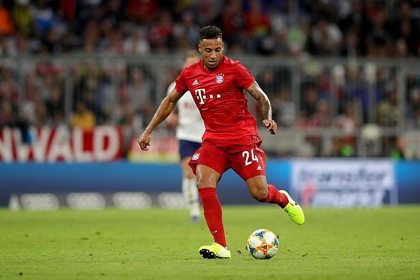Corentin Tolisso in action for Bayern