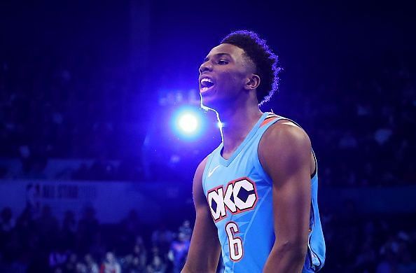 Hamidou Diallo&#039;s talents were on show during the 2019 NBA Slam Dunk Contest