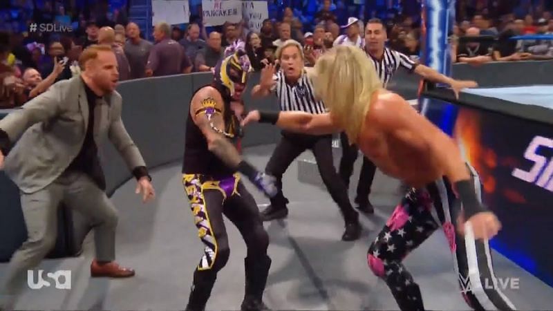 Dolph Ziggler attacked Rey Mysterio this week on SmackDown Live