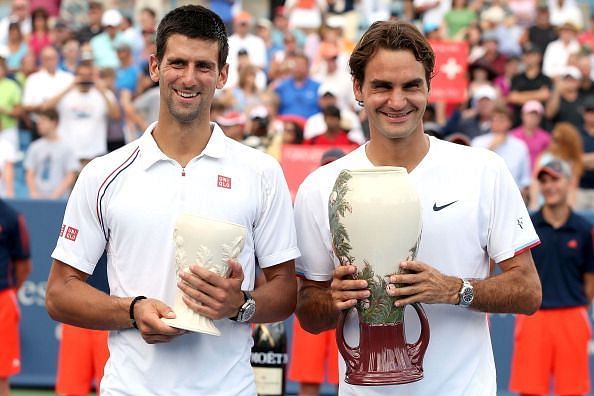 Federer beats Djokovic in the 2012 Cincinnati Open