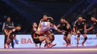 Mohit Chhillar executing a back hold