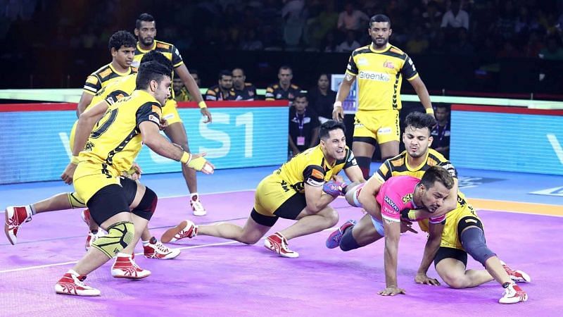 Vishal Bhardwaj has been outstanding in Telugu Titans&#039; defense.