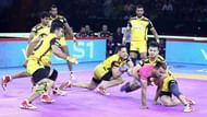 Vishal Bhardwaj has been outstanding in Telugu Titans' defense.