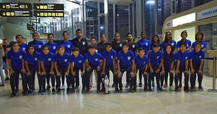 The India U-16 team