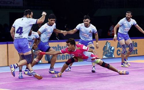 Jaipur's Bonus Points helped them to a win over Tamil Thalaivas