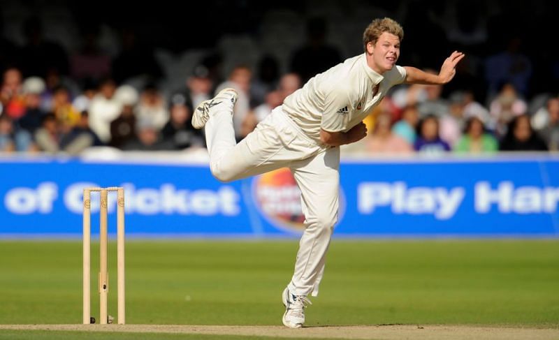 Smith was picked as a leg-spinner