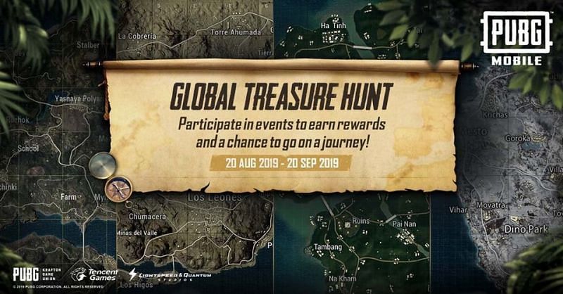 PUBG Mobile Global Treasure Hunt poster
