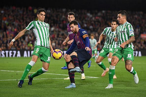 Real Betis will be hoping to get their second susuccessive win at Camp Nou