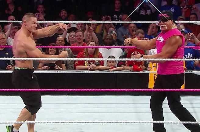 Cena and Hogan
