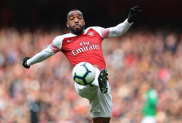 Alexandre Lacazette combines very well with Aubameyang