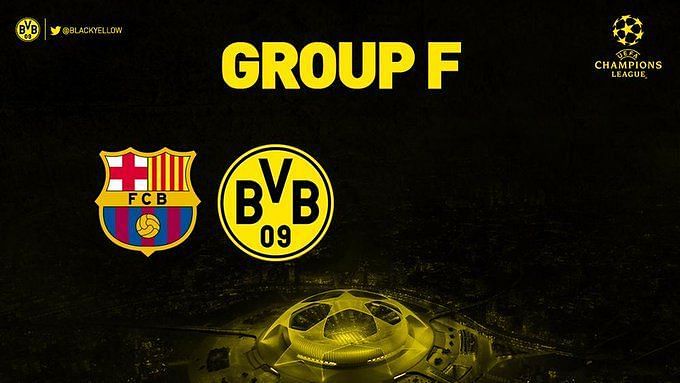 Barcelona and Borussia Dortmund have been drawn in Group F