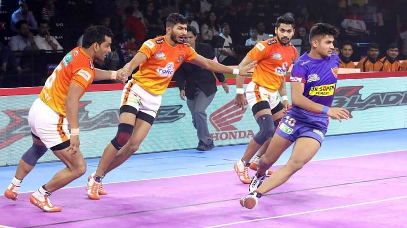 Naveen Kumar had scored 11 raid points against Puneri Paltan