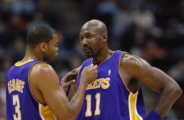 Karl Malone clashed with Kobe Bryant during his one-year spell in Los Angeles