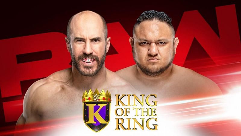 Cesaro vs Samoa Joe
