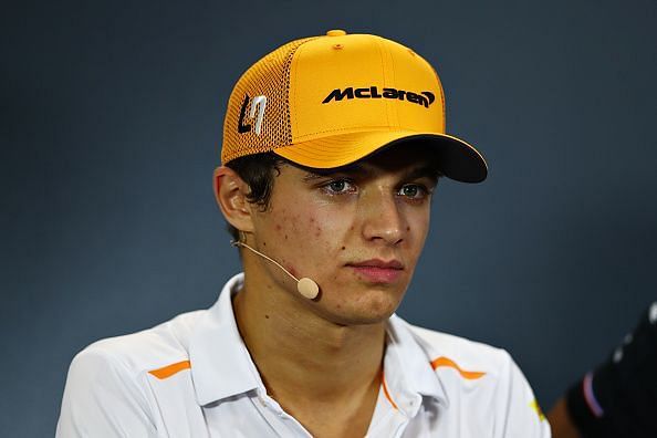 Lando Norris is competing in his first season in F1