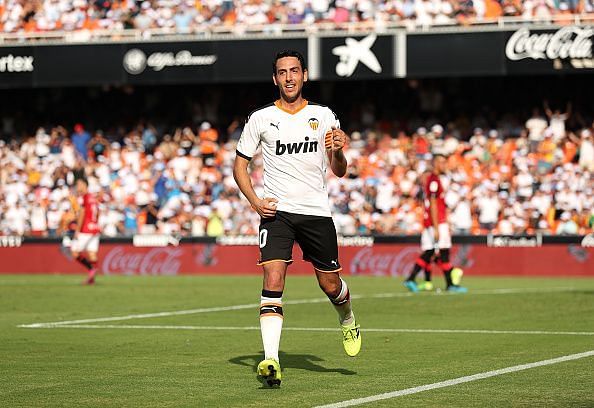 Club captain Parejo celebrates one of his two league goals earlier this season Enter capti