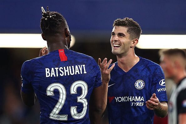 Christian Pulisic featured in the EFL Cup for Chelsea against Grimsby Town