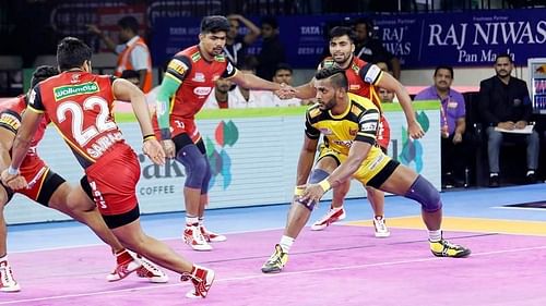 Telugu Titans will be hoping for a comeback against Bengaluru Bulls tonight.