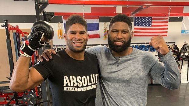 Former opponents Curtis Blaydes and Alistair Overeem now train together at Team Elevation