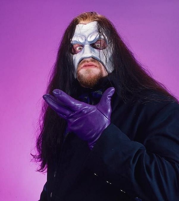 Undertaker wore a mask to protect himself after an orbital bone injury in his face.