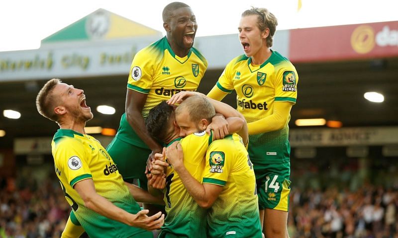 Norwich City beat the Premier League champions last night at Carrow Road.