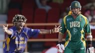 Lasith Malinga during the 2007 World Cup game against South Africa