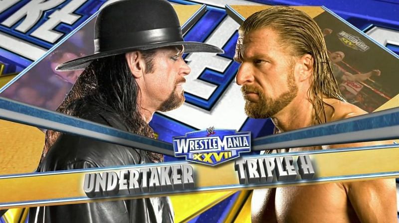 triple h vs undertaker