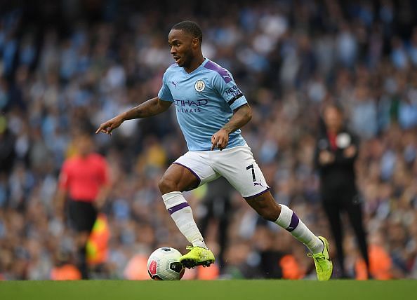 Raheem Sterling in action in the new season