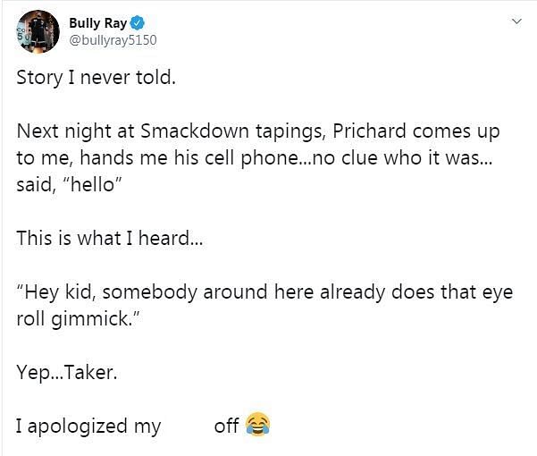 Bully Ray's hilarious tweet