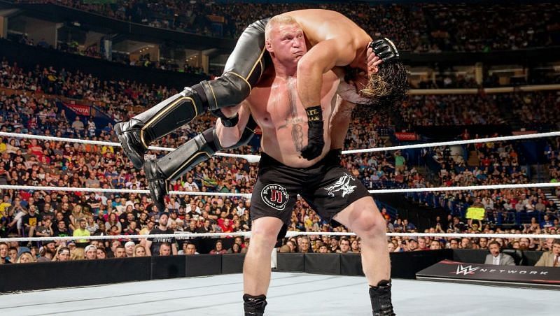 Brock Lesnar in action