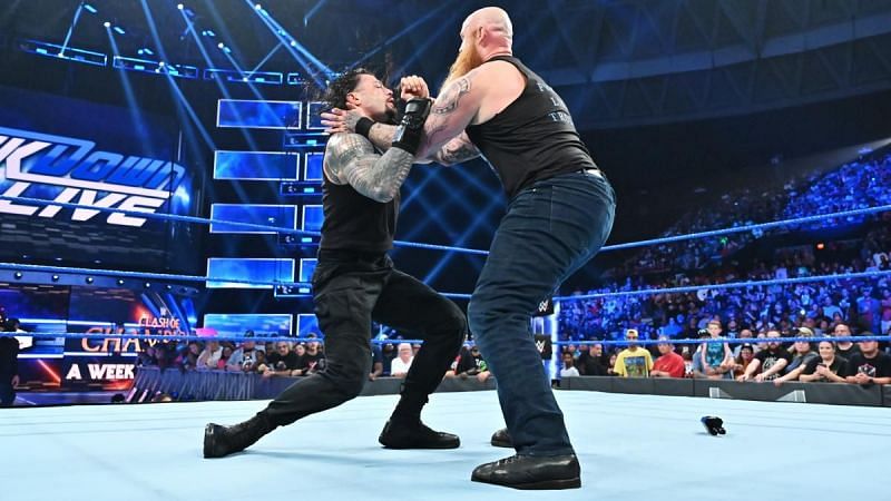 Roman Reigns got manhandled by Rowan on SmackDown