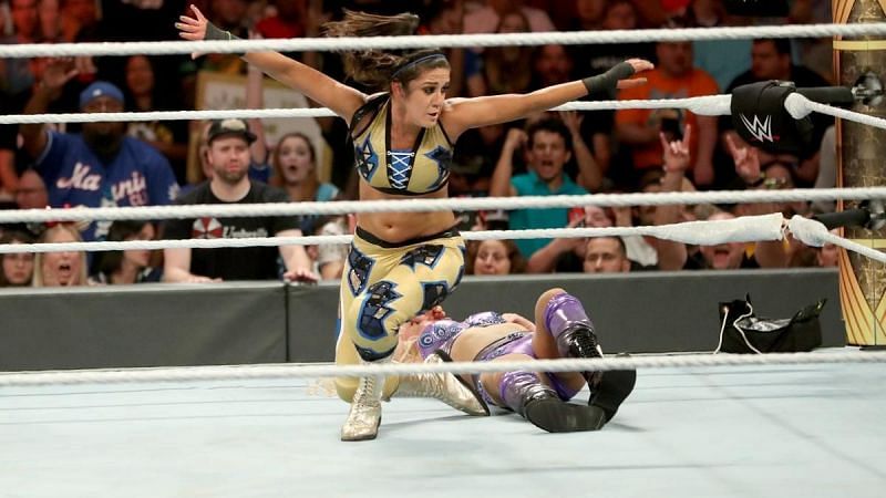 Bayley surprised everyone with the finish
