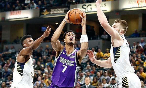 Indiana Pacers and Sacramento Kings in action during the 2018-19 season