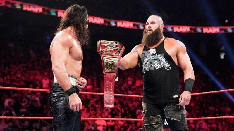 Braun Strowman and Seth Rollins