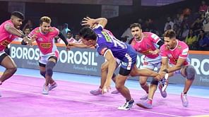 Pro Kabaddi Live Score: Haryana Steelers v Jaipur Pink Panthers | Haryana take an 18-14 lead over Jaipur | Live Commentary and Match Updates | 11th September 2019