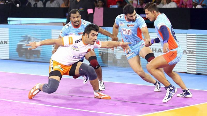 Home team Bengal Warriors clinched the victory over Puneri Paltan