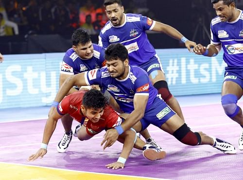 Haryana Steelers players in action